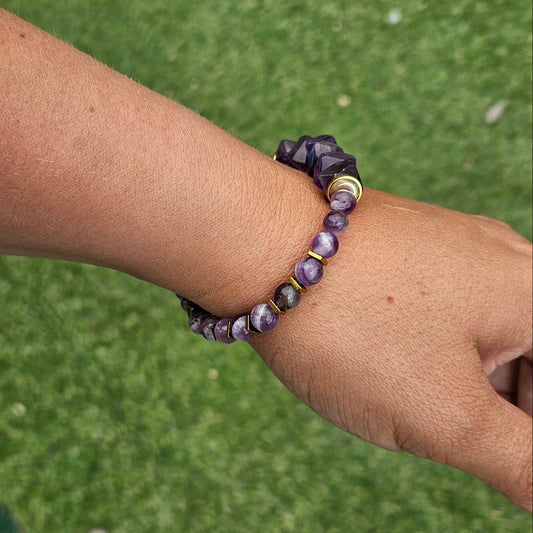 Royal Amethyst 12 & 6mm