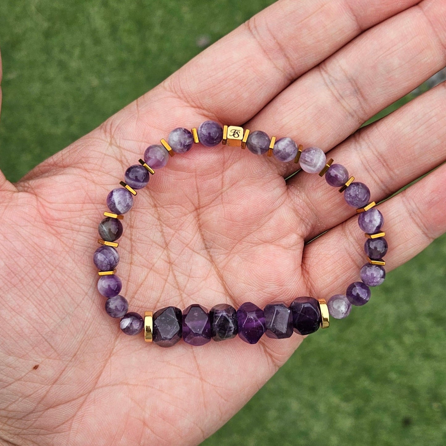 Royal Amethyst 12 & 6mm