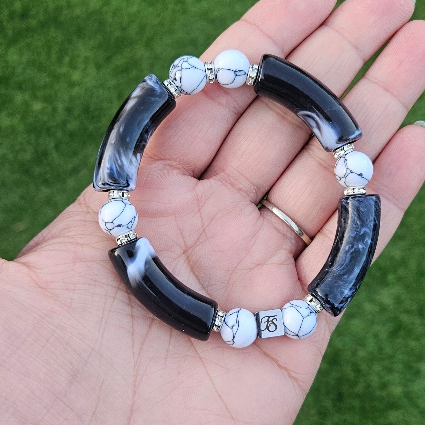 Midnight Marble | Silver