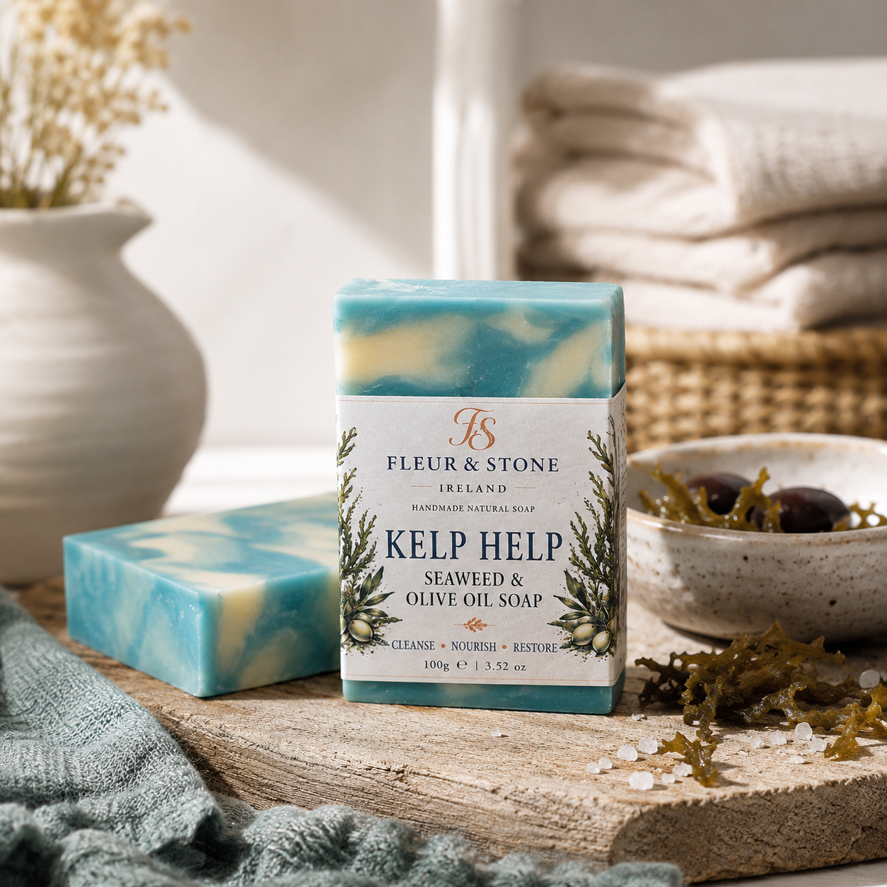 Kelp Help – Seaweed & Olive Oil Soap