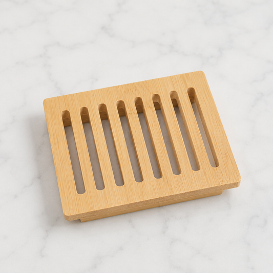 Hemu Natural Wood Soap Dish