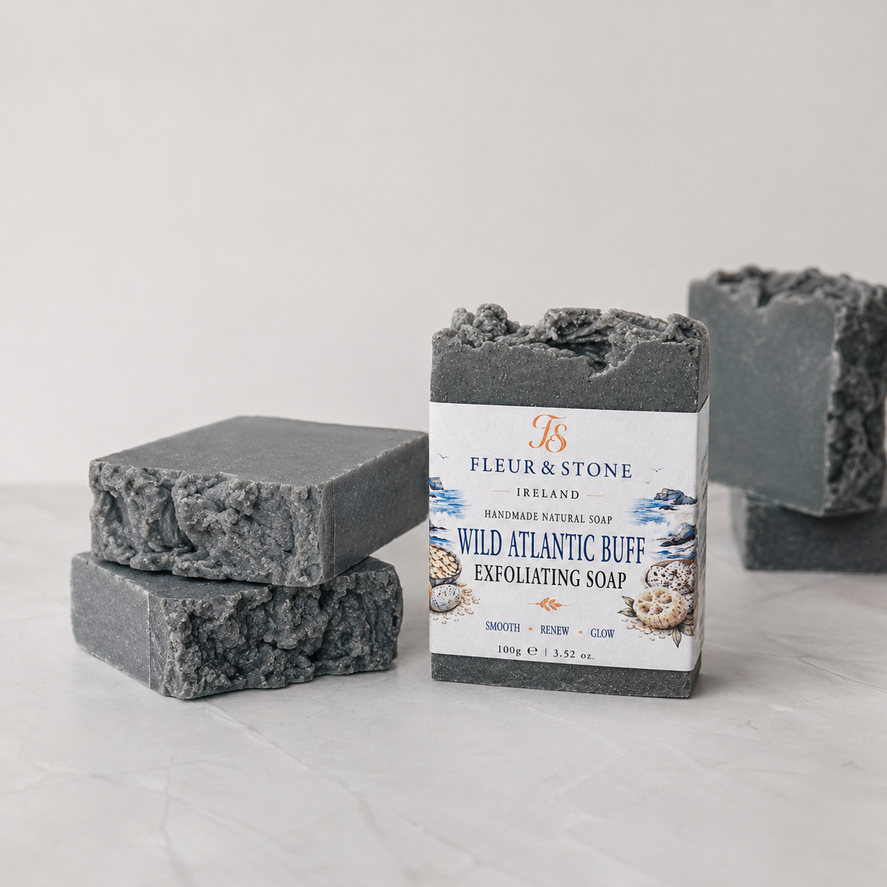 Wild Atlantic Buff – Exfoliating Olive Oil Soap