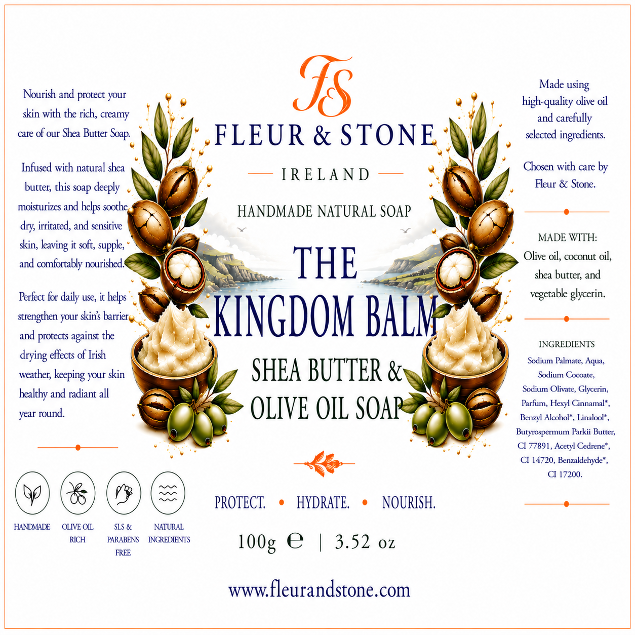 The Kingdom Balm – Shea Butter Olive Oil Soap