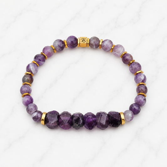Royal Amethyst 12 & 6mm