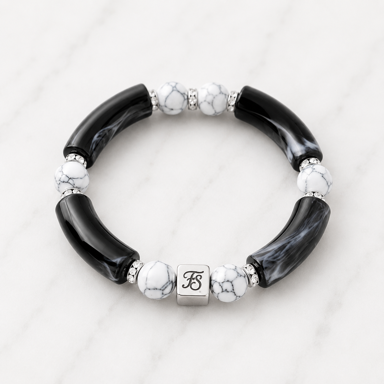 Midnight Marble | Silver