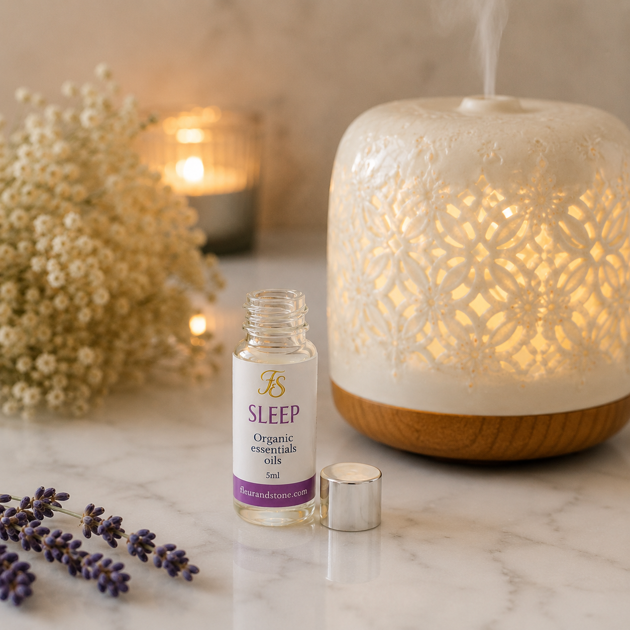 SLEEP Essential Oil Blend | 100% Pure Organic | 5ml