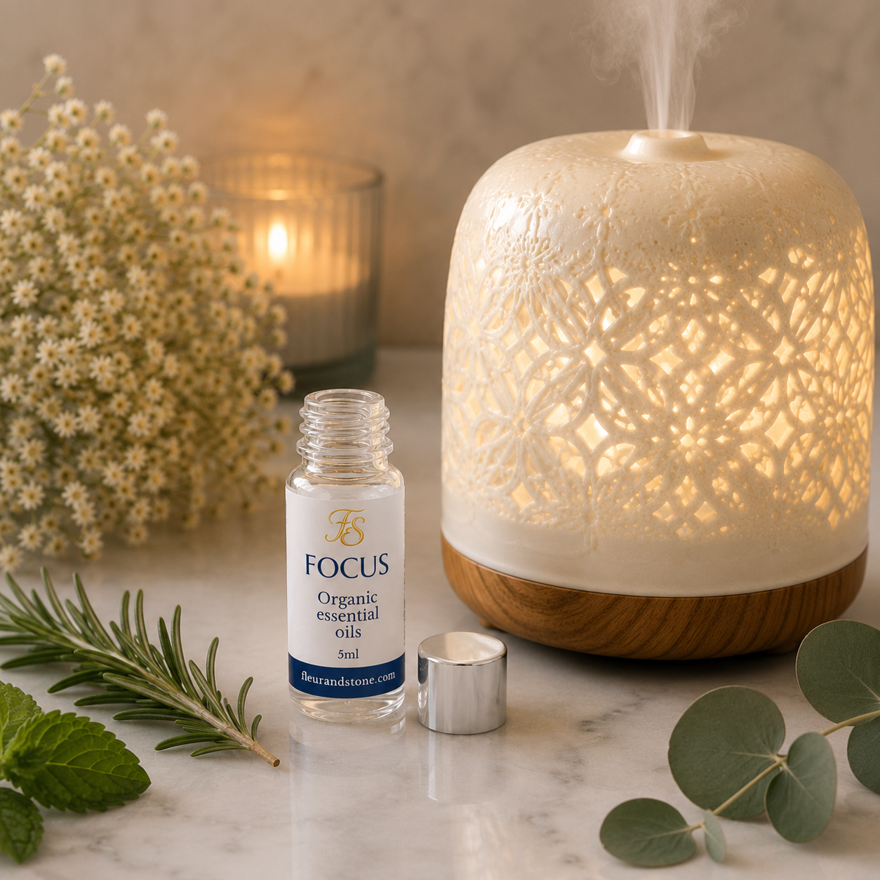 FOCUS Essential Oil Blend | 100% Pure Organic | 5ml
