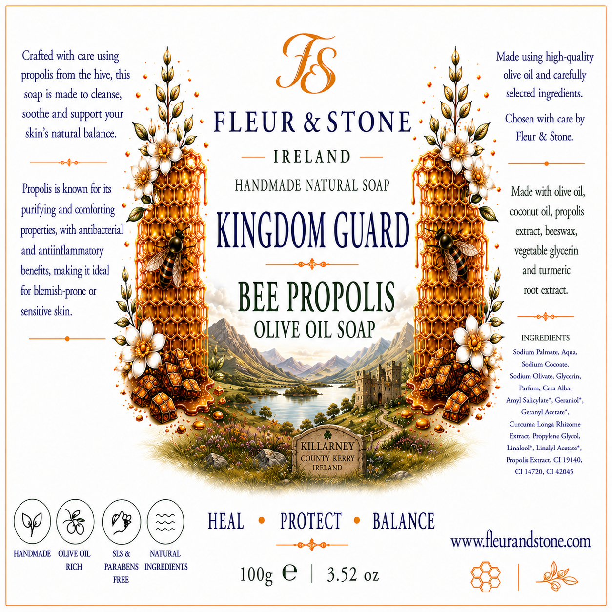 Kingdom Guard – Bee Propolis Olive Oil Soap