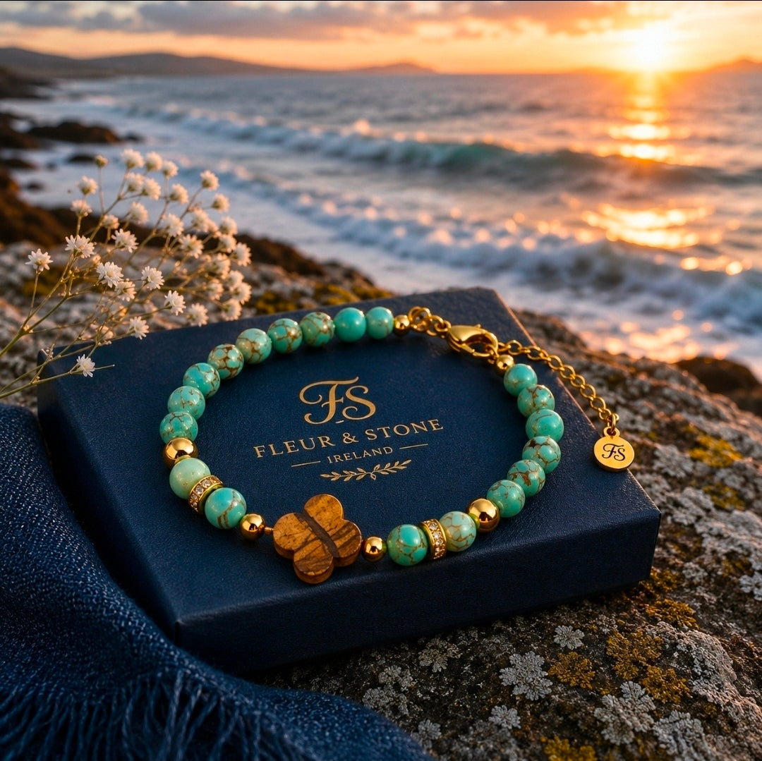 Ocean Clover | Green Turquoise & Picture Jasper